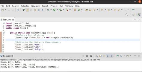 java list